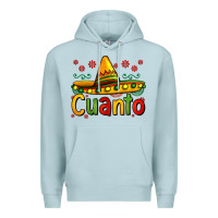 Blue Mist Cuanto my fourth mexican birthday Premium Hoodie - Jasminsmagicworld