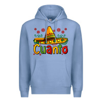 Colony Blue Cuanto my fourth mexican birthday Premium Hoodie - Jasminsmagicworld