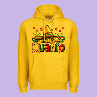 Cuanto My Fourth Mexican Birthday Premium Hoodie Designed By Jasminsmagicworld