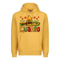 Mustard Cuanto my fourth mexican birthday Premium Hoodie - Jasminsmagicworld
