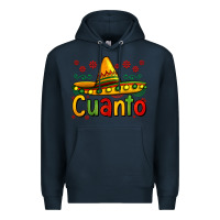 Navy Cuanto my fourth mexican birthday Premium Hoodie - Jasminsmagicworld