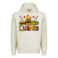Oatmeal Heather Cuanto my fourth mexican birthday Premium Hoodie - Jasminsmagicworld