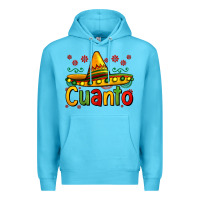 Ocean Blue Cuanto my fourth mexican birthday Premium Hoodie - Jasminsmagicworld