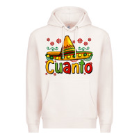 Pale Pink Cuanto my fourth mexican birthday Premium Hoodie - Jasminsmagicworld