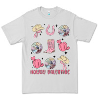 Dove Grey howdy valentine Premium Tee - MaliasSmallBusiness