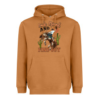 Buck Around And Find Out Rodeo Cowboy Heavyweight Hoodie | Teevron