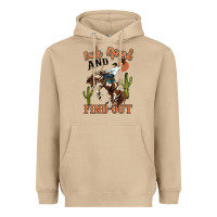 Mushroom buck around and find out rodeo cowboy Heavyweight Hoodie - MaliasSmallBusiness