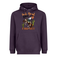 Plum buck around and find out rodeo cowboy Heavyweight Hoodie - MaliasSmallBusiness