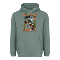 Sage buck around and find out rodeo cowboy Heavyweight Hoodie - MaliasSmallBusiness