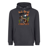 Smoke buck around and find out rodeo cowboy Heavyweight Hoodie - MaliasSmallBusiness
