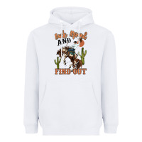 White buck around and find out rodeo cowboy Heavyweight Hoodie - MaliasSmallBusiness