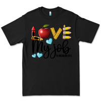 Black love my job teacher life Premium Tee - BarkalooDesign