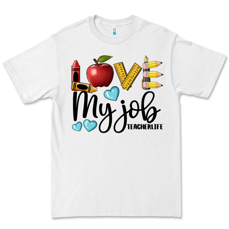 Love My Job Teacher Life Premium Tee by BarkalooDesign | Teevron