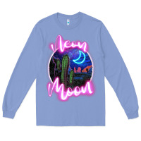 Colony Blue neon moon Long Sleeve Tee - JahusDesignShop