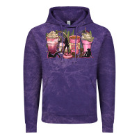 Cloud Purple let's go girls coffee cups Vintage Hoodie - Zillion Design Studio