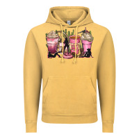 Vintage Mustard let's go girls coffee cups Vintage Hoodie - Zillion Design Studio