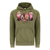 Vintage Olive let's go girls coffee cups Vintage Hoodie - Zillion Design Studio