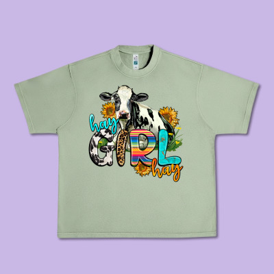 Hay Girl Hay Urban Heavy Tee Designed By Adodesignshop