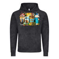Vintage Black louisiana coffee cups Vintage Hoodie - Zillion Design Studio
