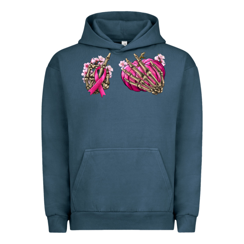 Breast Cancer Skeleton Hands Urban Hoodie by NancyCooperArtShop | Teevron