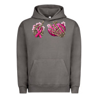 Pigment Tornado Breast Cancer skeleton hands Urban Hoodie - NancyCooperArtShop