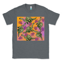 Charcoal Heather dinosaur brontosaurus Classic Tee - Artiststas