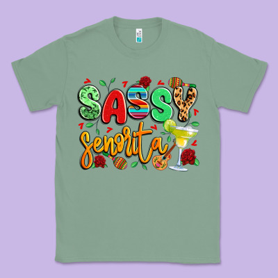 Sassy Senorita Classic Tee Designed By Lillyallendesigns