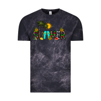 Cloud Black summer Vintage Tee - CowhideDigitalArt
