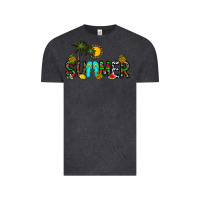 Vintage Black summer Vintage Tee - CowhideDigitalArt