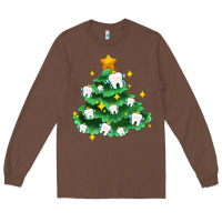 Chestnut Christmas tree with teeth Long Sleeve Tee - AdoDesignShop