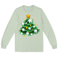 Matcha Christmas tree with teeth Long Sleeve Tee - AdoDesignShop