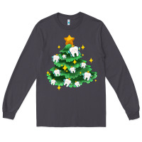 Smoke Christmas tree with teeth Long Sleeve Tee - AdoDesignShop