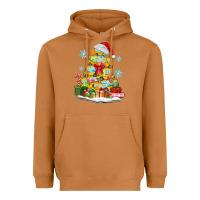 Meerkat christmas tree with school bus Heavyweight Hoodie - MaliasSmallBusiness
