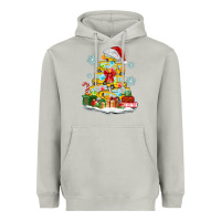 Moon Dust christmas tree with school bus Heavyweight Hoodie - MaliasSmallBusiness