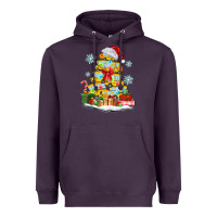 Christmas Tree With School Bus Heavyweight Hoodie | Teevron