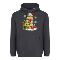 Smoke christmas tree with school bus Heavyweight Hoodie - MaliasSmallBusiness