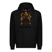 Black christmas merry mama Premium Hoodie - Jasminsmagicworld
