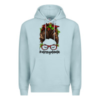 Blue Mist christmas merry mama Premium Hoodie - Jasminsmagicworld