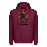 Burgundy christmas merry mama Premium Hoodie - Jasminsmagicworld
