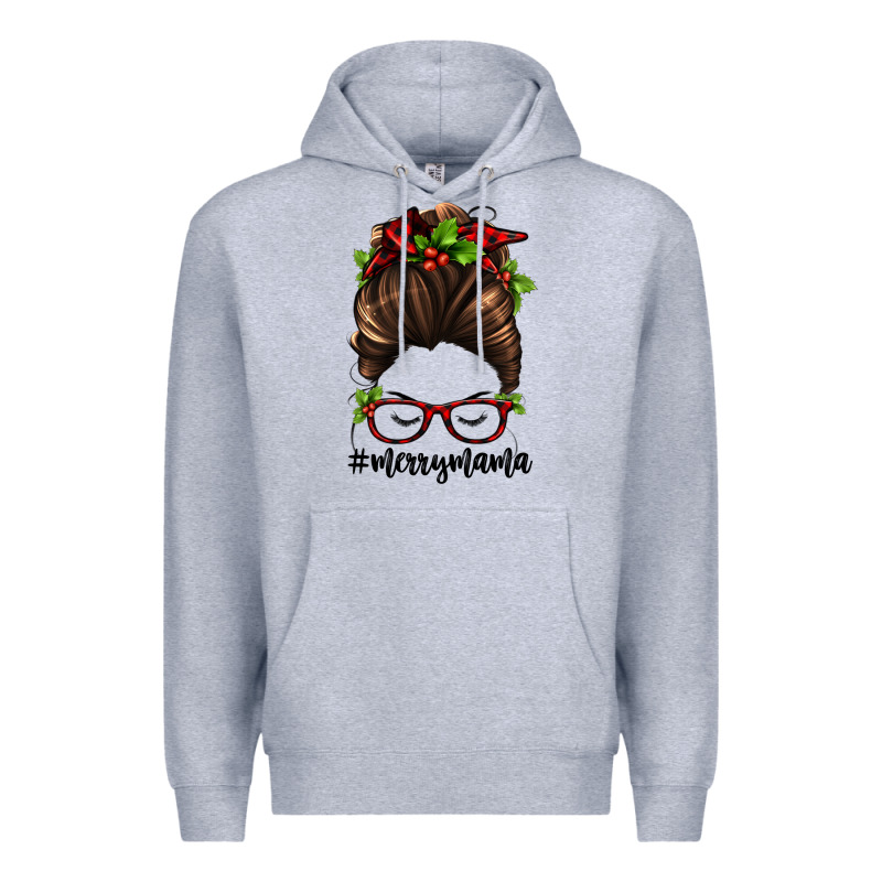 Christmas Merry Mama Premium Hoodie by Jasminsmagicworld | Teevron