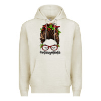 Oatmeal Heather christmas merry mama Premium Hoodie - Jasminsmagicworld