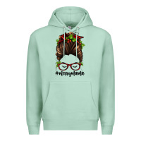 Seafoam christmas merry mama Premium Hoodie - Jasminsmagicworld