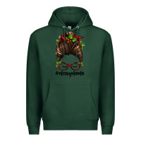 Sports Green christmas merry mama Premium Hoodie - Jasminsmagicworld