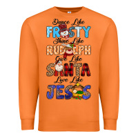 Carrot Dance Like Frosty Shine Like Rudolph Give Like Premium Sweatshirt - MaliasSmallBusiness