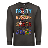 Smoke Dance Like Frosty Shine Like Rudolph Give Like Premium Sweatshirt - MaliasSmallBusiness