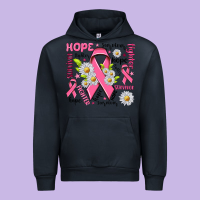 Breast Cancer Urban Hoodie Designed By Nancycooperartshop