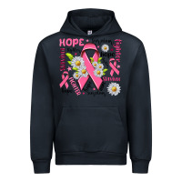 Navy Breast Cancer Urban Hoodie - NancyCooperArtShop