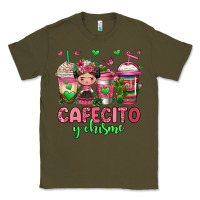 Army Green cafecito y chisme coffee cups Classic Tee - Jasminsmagicworld