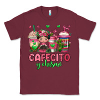 Burgundy cafecito y chisme coffee cups Classic Tee - Jasminsmagicworld