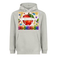 Moon Dust custom teacher name apple Heavyweight Hoodie - NancyCooperArtShop
